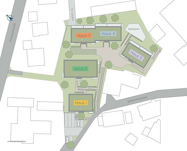 Lageplan Gebäude