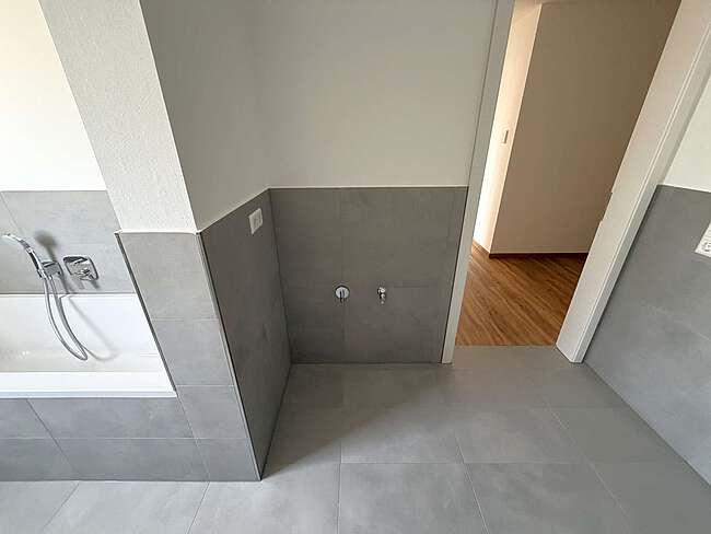 Waschmaschinen und Trockner Platz im Badezimmer