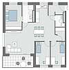 Grundriss Whg. 1.9