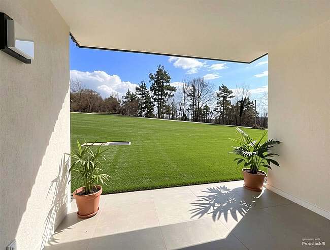 Terrasse und Gartenanteil(KI)