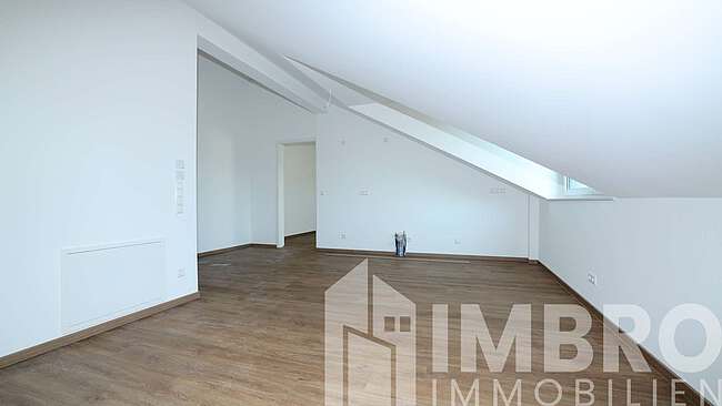 (Wohnzimmer noch ohne Küche. (Vor Einzug Mieter)