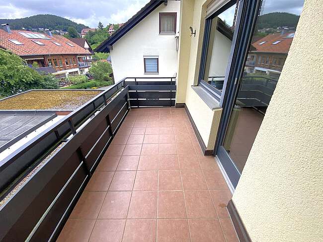 großer Balkon