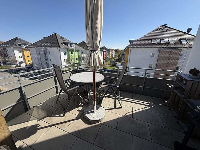 großer Süd-Balkon
