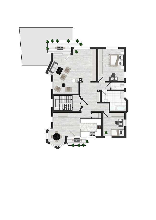 Grundriss 1 OG