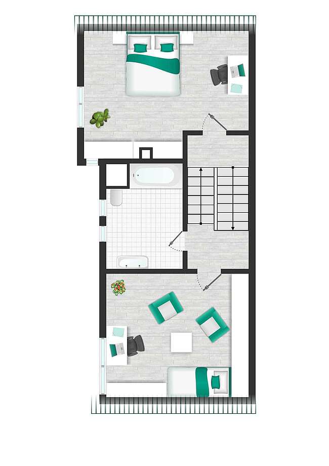 Grundriss 2 Etage