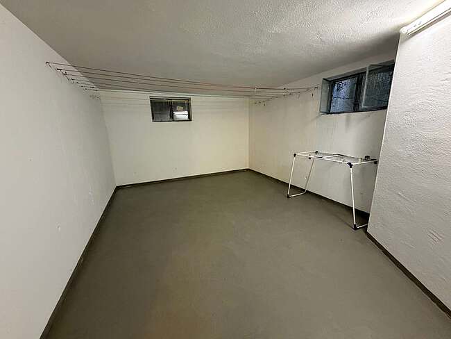 Trockenraum im Keller