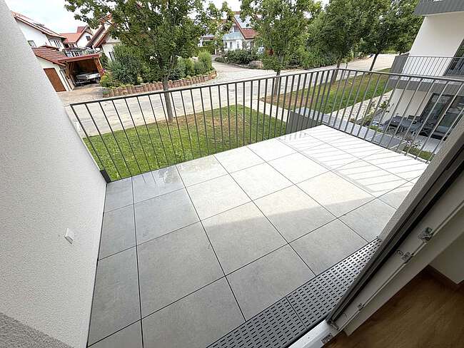 großer Balkon