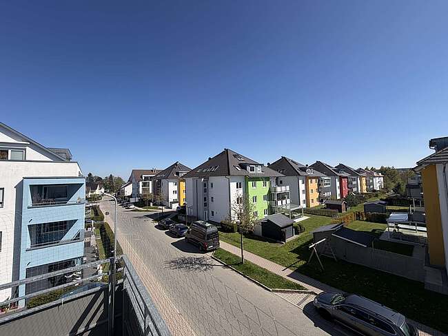 Ausblick vom Balkon
