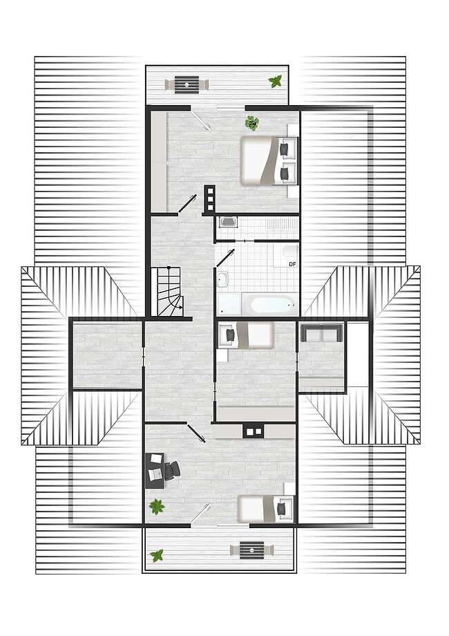 Grundriss anhand der Originalpläne