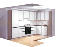 Küche in Wohnung 1.7