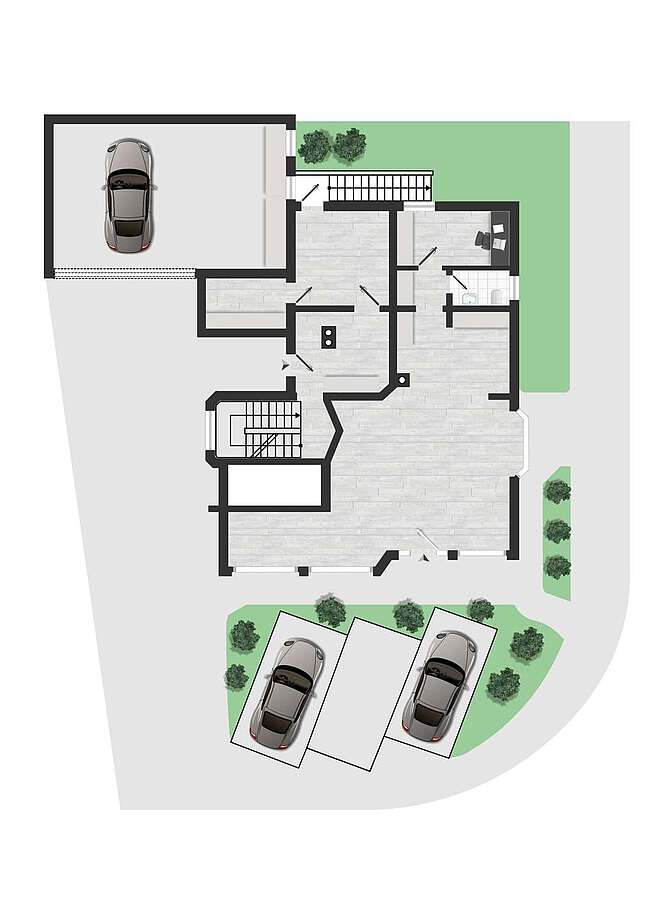 Grundriss Erdgeschos