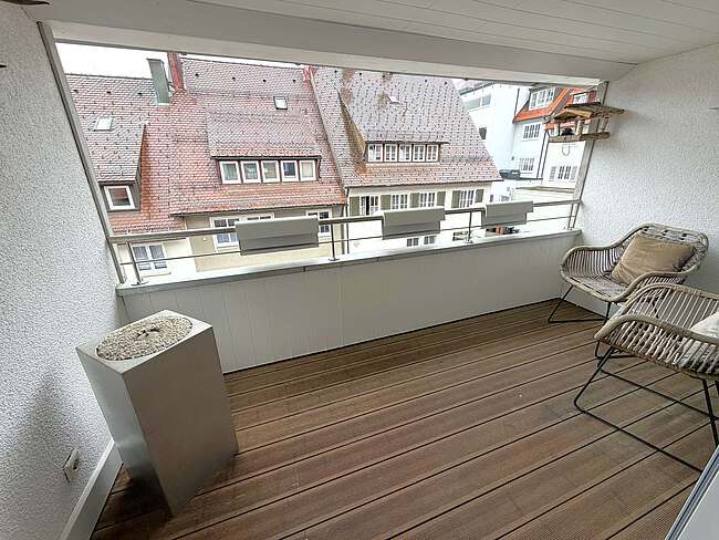 Überdachte Loggia