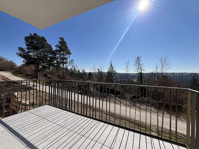 Balkon mit tollem Ausblick