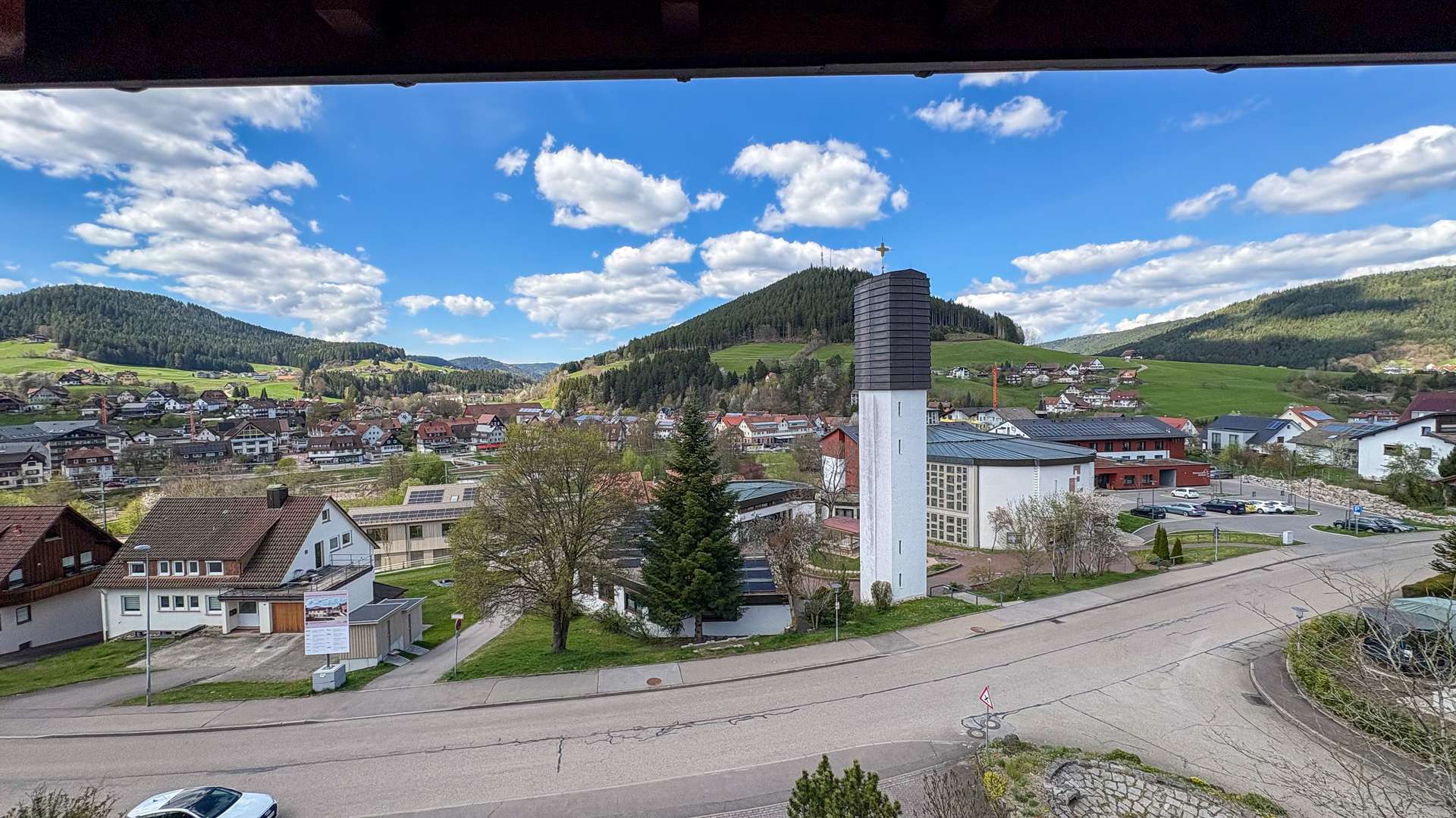 Ausblick vom Balkon DG 1