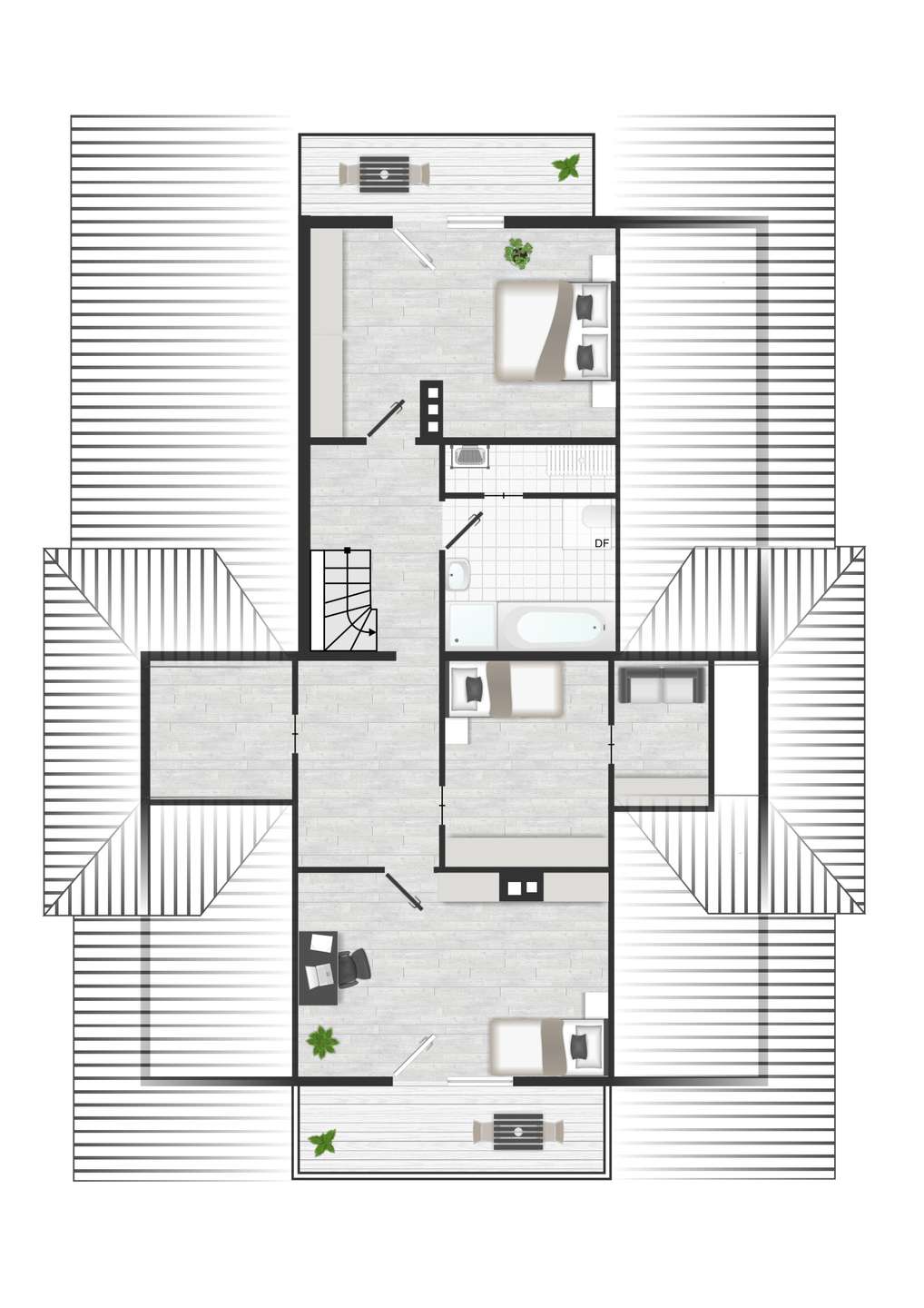 Grundriss anhand der Originalpläne