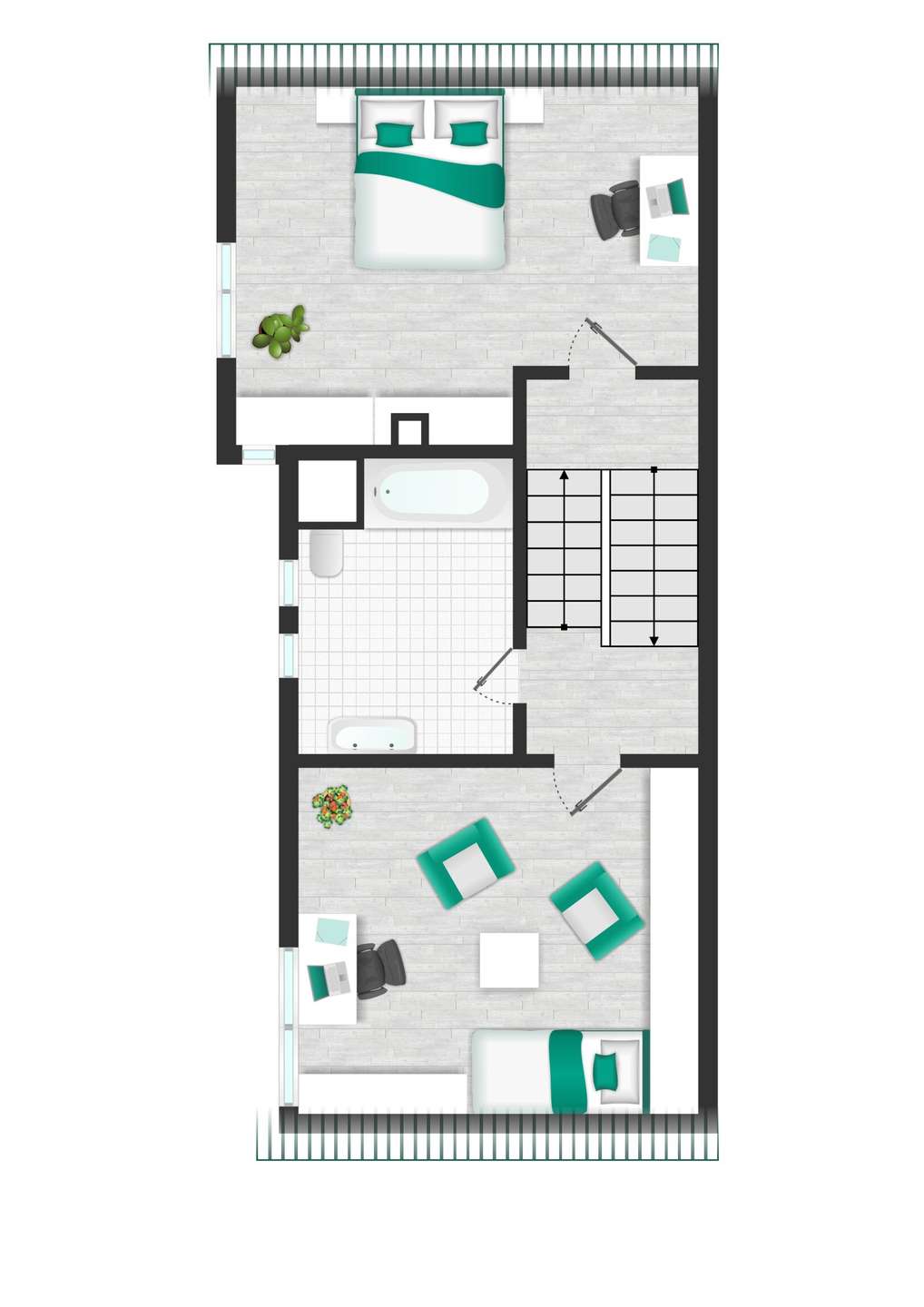 Grundriss 2 Etage