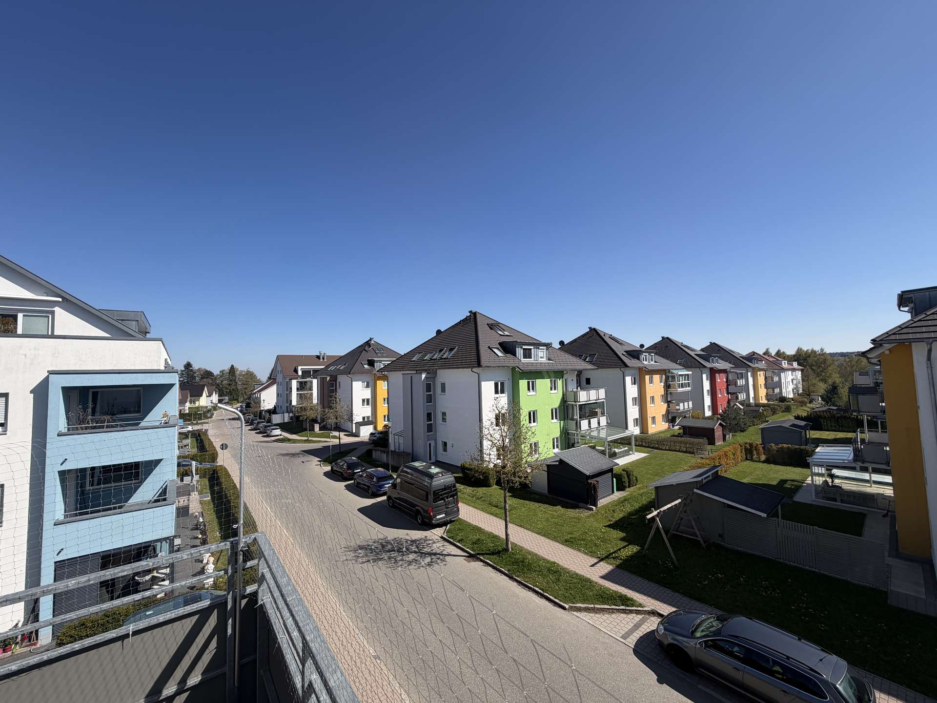 Ausblick vom Balkon