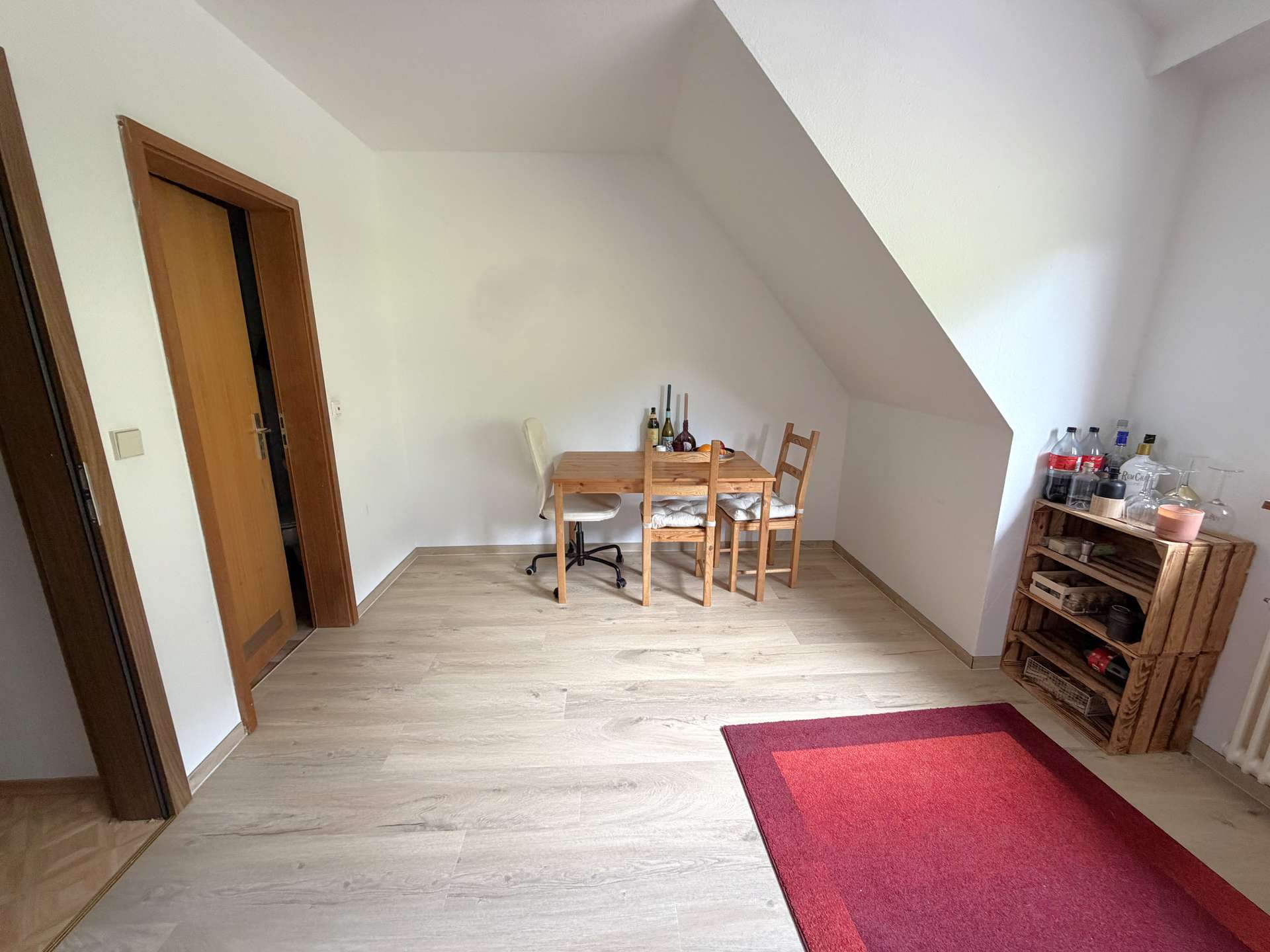 Essbereich im Wohnzimmer
