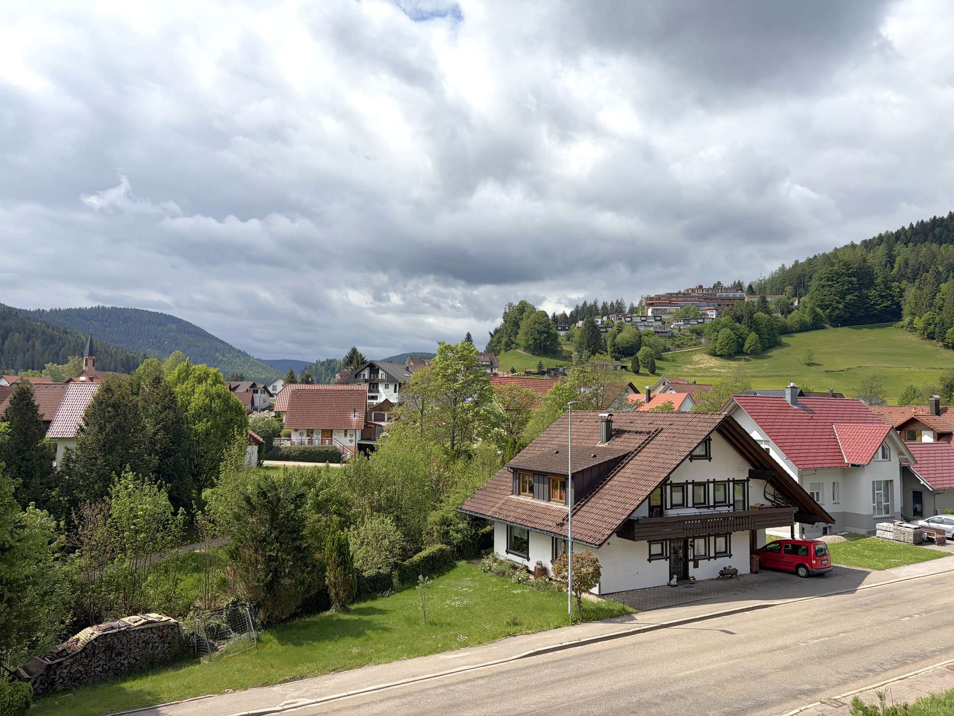 Ausblick vom Schlafzimmer 