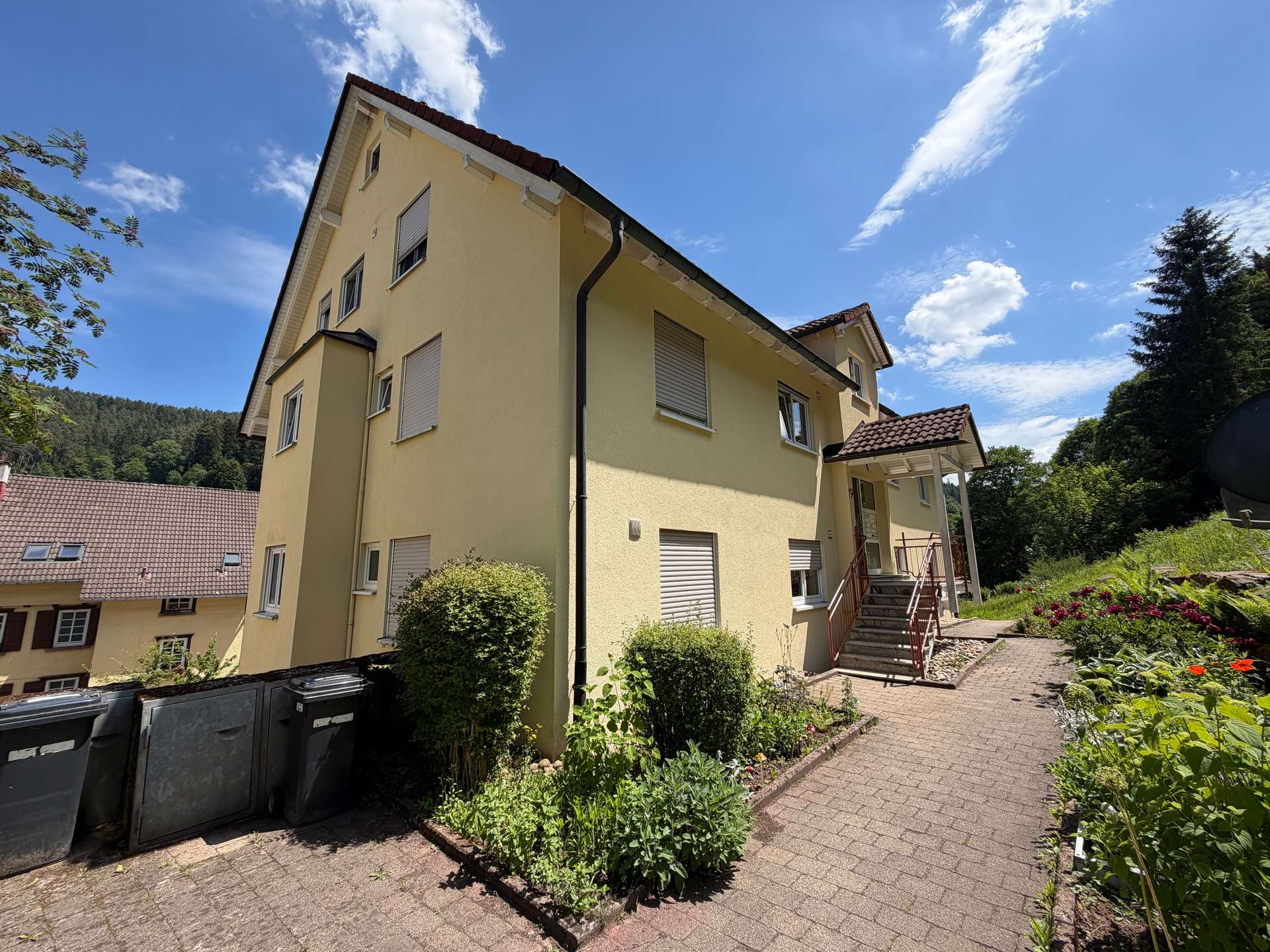 Hausansicht oben