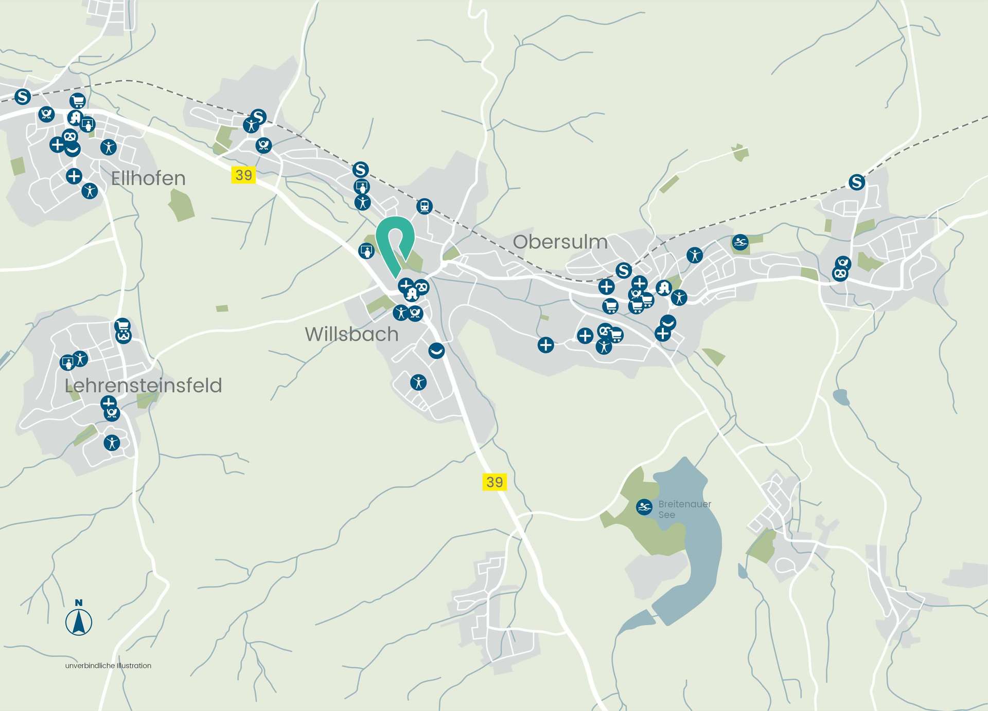 Lageplan Vorhaben