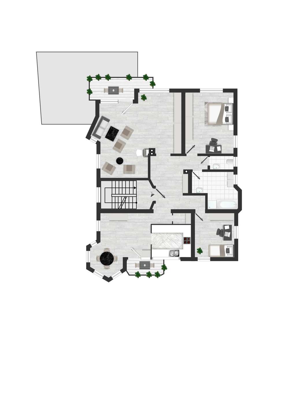 Grundriss 1 OG