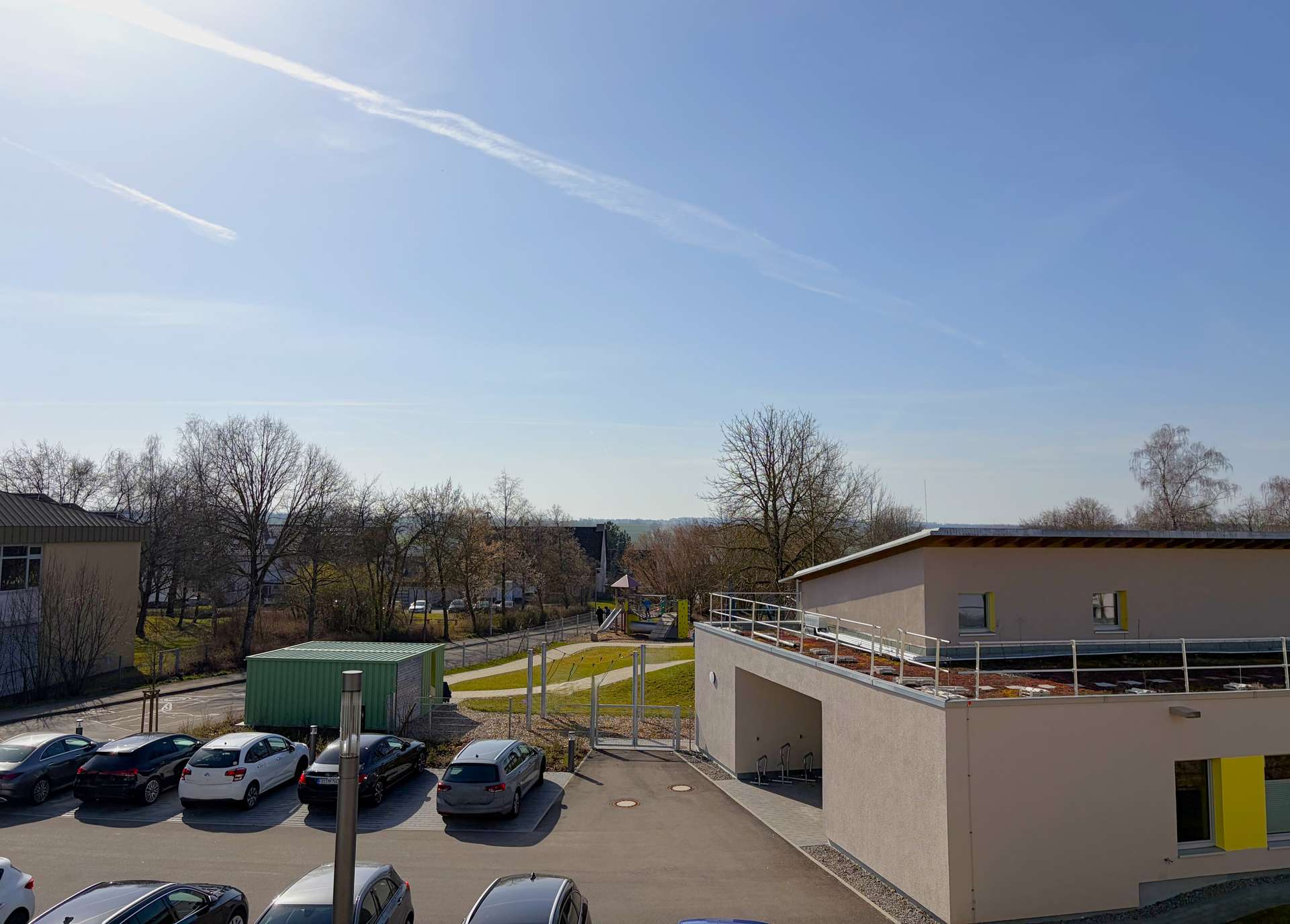 Ausblick vom Balkon
