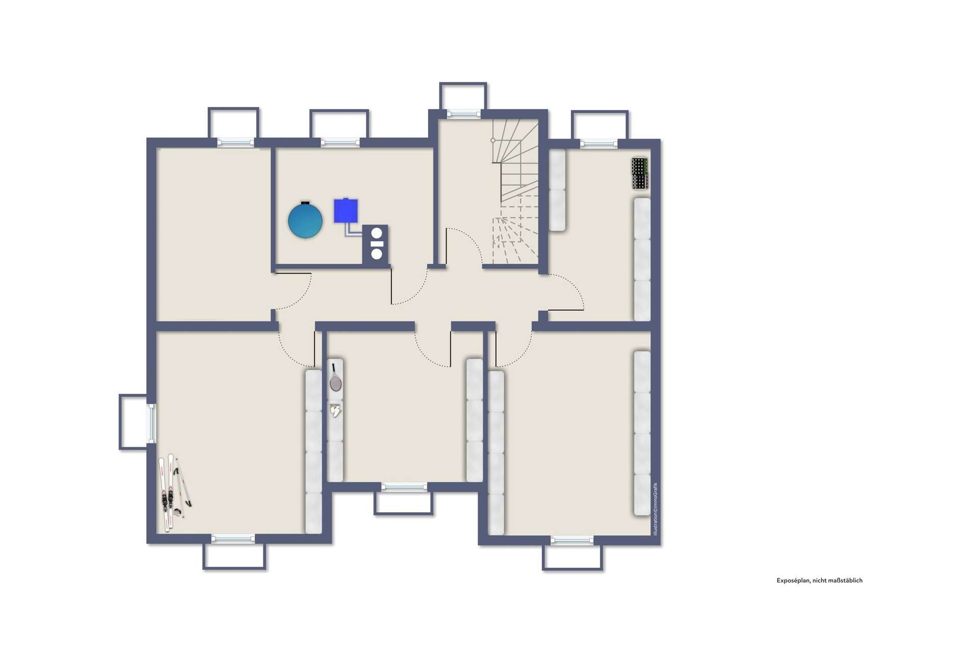 Grundriss Untergeschoss
