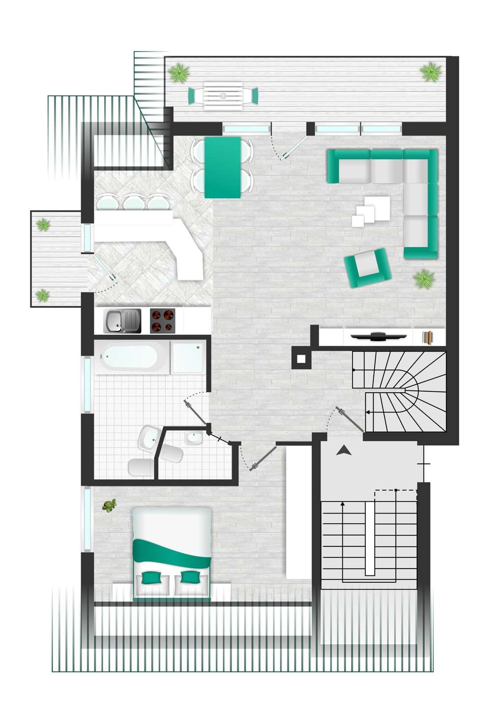 Grundriss DG