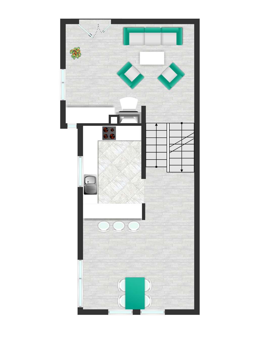 Grundriss 1 Etage