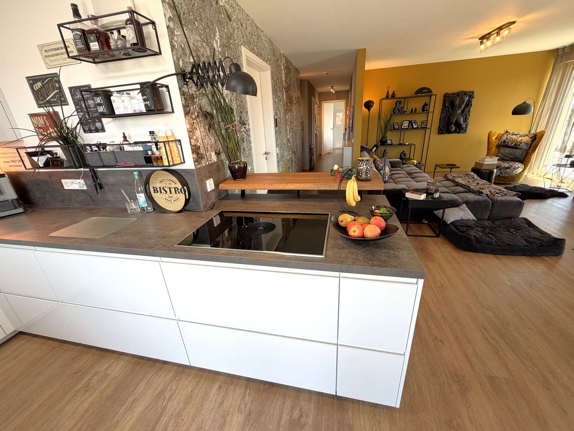 Herd mit Absaugsystem