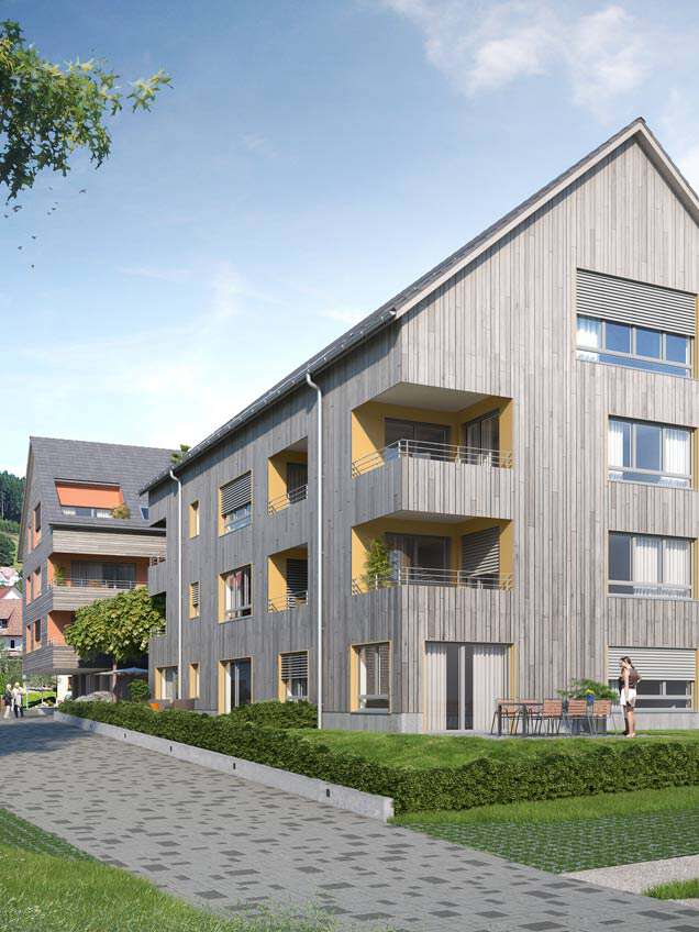 Darstellung eines Hauses im Rosenpark in Baiersbronn