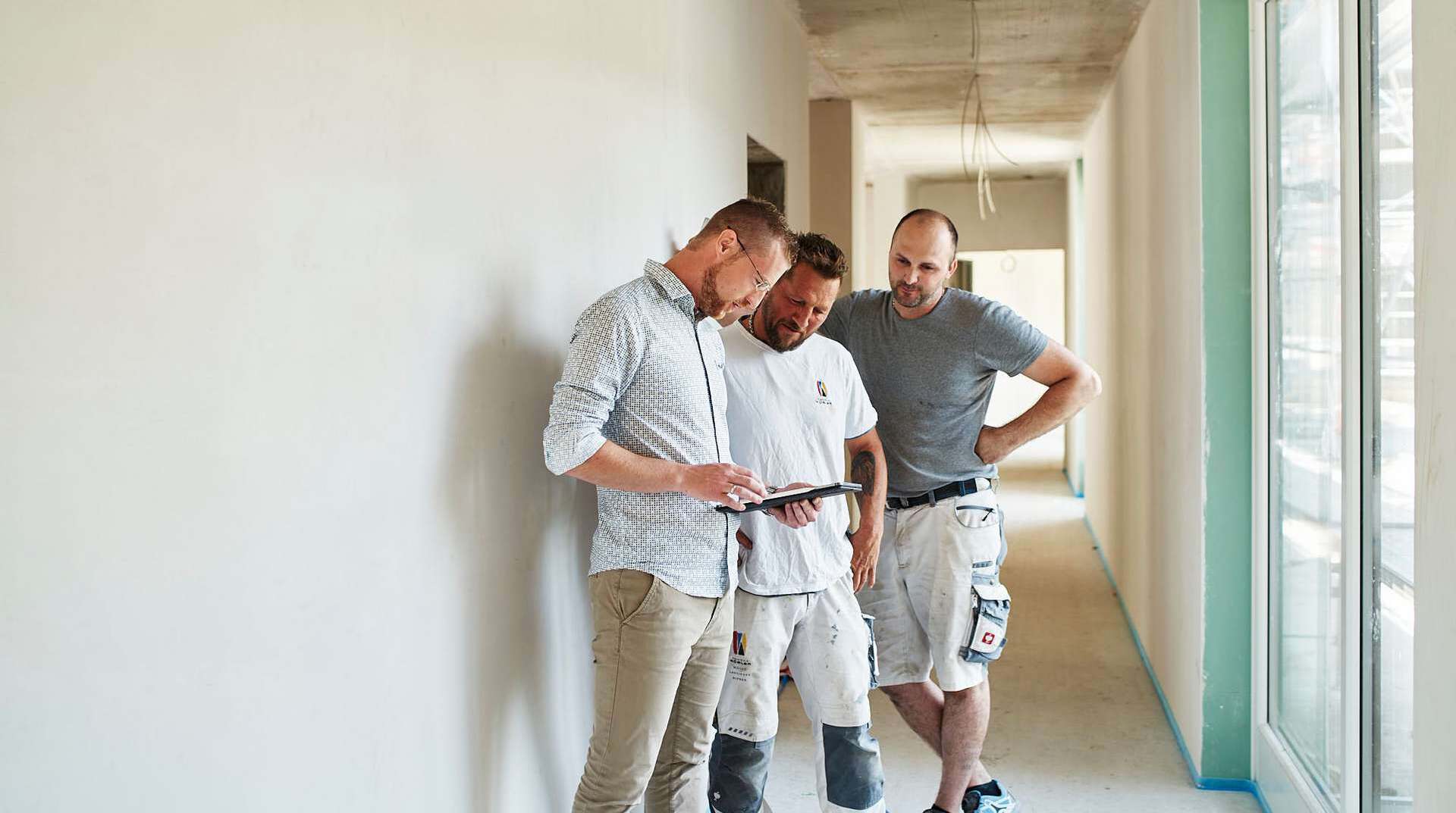 Qualitätskontrolle und Bauleitung vor Ort durch IMBRO Immobilien während der Realisierungsphase