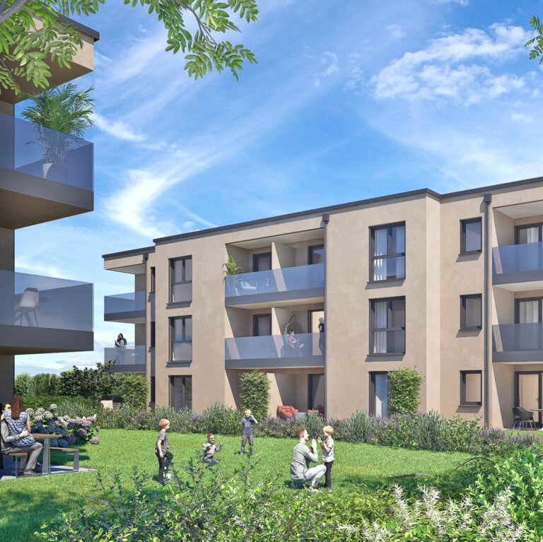 Visualisierung des Neubauprojekts in Eutingen