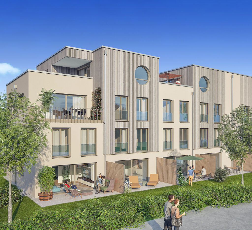 Modernes Neubauprojekt und Wohnanlage von IMBRO Immobilien in Horb
