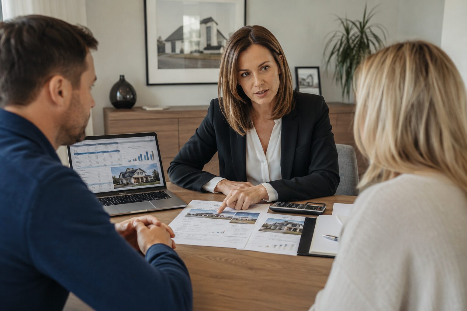 Professionelle Immobilienbewertung und Wertermittlung im Kundengespräch bei IMBRO Immobilien