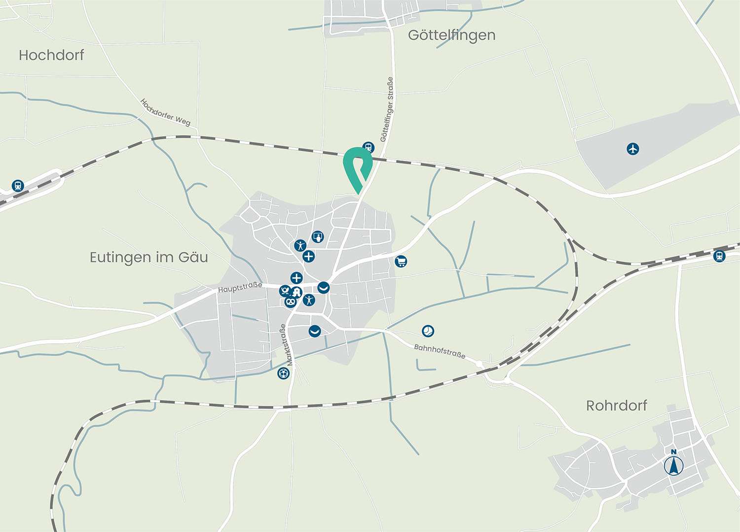 Lageplan Vorhaben